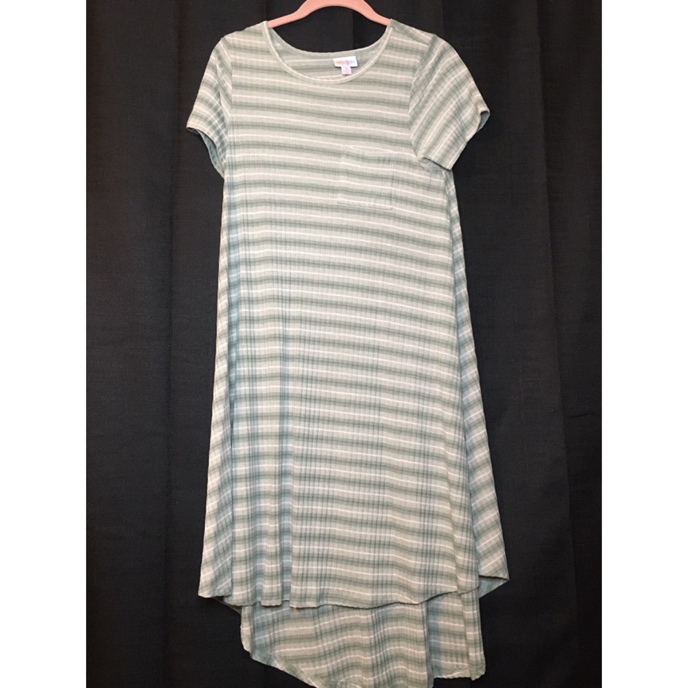 Casual High-Low Pocket Dress